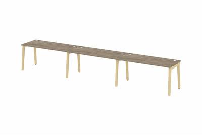 Рабочая станция на деревянных опорах Onix wood OW.RS-3.4.7
