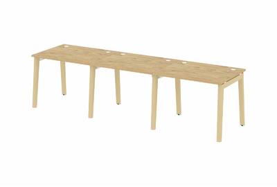 Рабочая станция на деревянных опорах Onix wood OW.RS-3.1.8