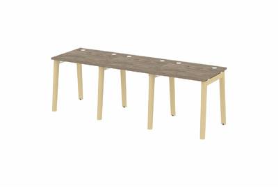 Рабочая станция на деревянных опорах Onix wood OW.RS-3.0.7