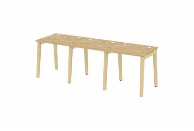 Рабочая станция на деревянных опорах Onix wood OW.RS-3.0.7