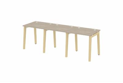 Рабочая станция на деревянных опорах Onix wood OW.RS-3.0.7