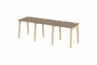 Рабочая станция на деревянных опорах Onix wood OW.RS-3.0.7