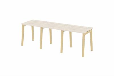 Рабочая станция на деревянных опорах Onix wood OW.RS-3.0.7