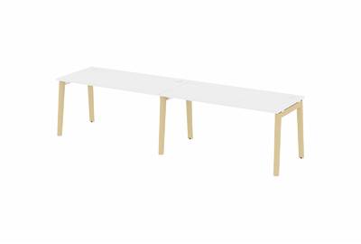 Рабочая станция на деревянных опорах Onix wood OW.RS-2.4.8