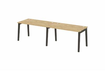 Рабочая станция на деревянных опорах Onix wood OW.RS-2.3.8