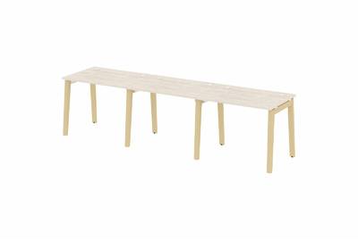 Рабочая станция на деревянных опорах Onix wood OW.RS-3.1.7