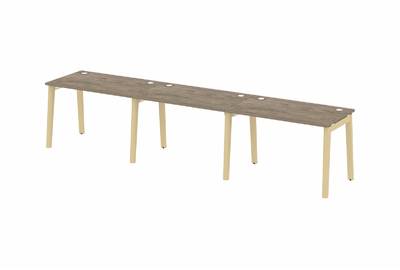 Рабочая станция на деревянных опорах Onix wood OW.RS-3.2.7