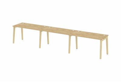 Рабочая станция на деревянных опорах Onix wood OW.RS-3.3.7
