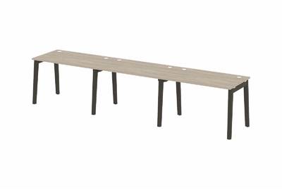 Рабочая станция на деревянных опорах Onix wood OW.RS-3.2.7