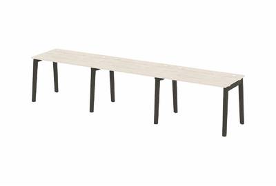 Рабочая станция на деревянных опорах Onix wood OW.RS-3.2.7