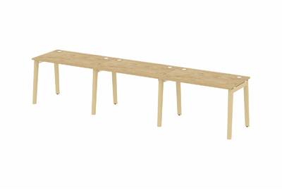 Рабочая станция на деревянных опорах Onix wood OW.RS-3.2.7