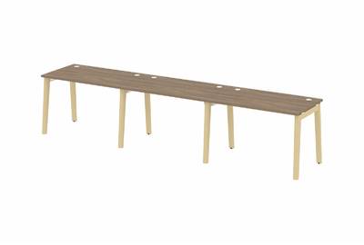 Рабочая станция на деревянных опорах Onix wood OW.RS-3.2.7