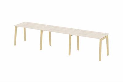 Рабочая станция на деревянных опорах Onix wood OW.RS-3.2.7