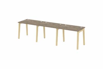 Рабочая станция на деревянных опорах Onix wood OW.RS-3.1.7