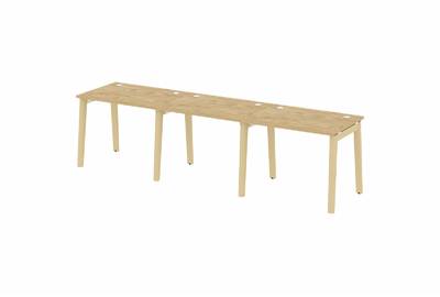 Рабочая станция на деревянных опорах Onix wood OW.RS-3.1.7