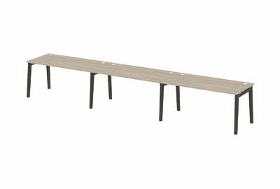 Рабочая станция на деревянных опорах Onix wood OW.RS-3.4.8