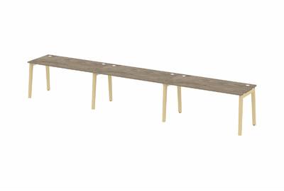 Рабочая станция на деревянных опорах Onix wood OW.RS-3.4.8