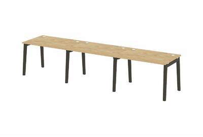 Рабочая станция на деревянных опорах Onix wood OW.RS-3.2.8