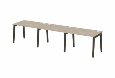 Рабочая станция на деревянных опорах Onix wood OW.RS-3.2.8