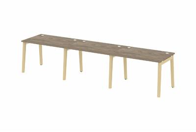 Рабочая станция на деревянных опорах Onix wood OW.RS-3.2.8