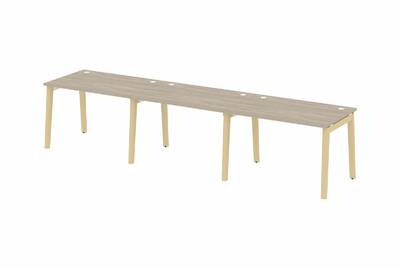 Рабочая станция на деревянных опорах Onix wood OW.RS-3.2.8