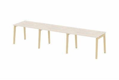 Рабочая станция на деревянных опорах Onix wood OW.RS-3.2.8