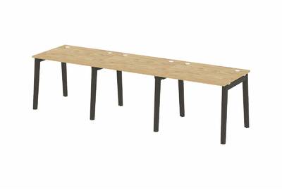 Рабочая станция на деревянных опорах Onix wood OW.RS-3.1.8
