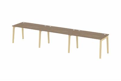 Рабочая станция на деревянных опорах Onix wood OW.RS-3.3.8