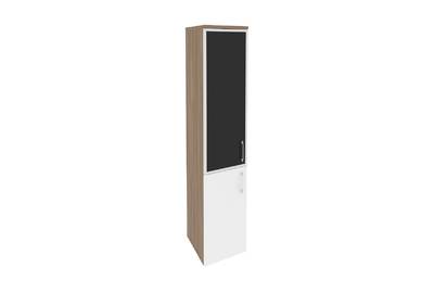 Шкаф высокий узкий левый Onix O.SU-1.2R(L) black