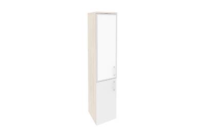 Шкаф высокий узкий левый Onix O.SU-1.2R(L) white
