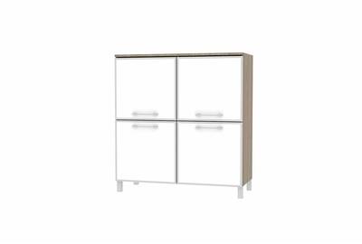 Шкаф для документов квадратный Yalta LT.SD-1.2 R white