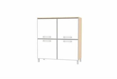 Шкаф для документов квадратный Yalta LT.SD-1.2 R white