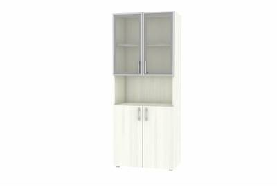 Шкаф для документов высокий широкий (нужен топ) Yalta LT.ST-1.4 R white