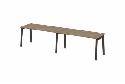 Рабочая станция на деревянных опорах Onix wood OW.RS-2.4.7