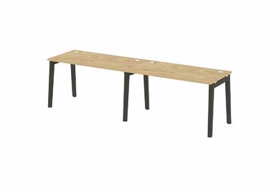 Рабочая станция на деревянных опорах Onix wood OW.RS-2.3.7