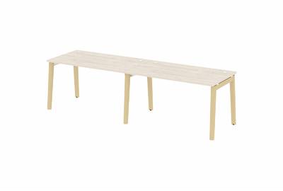 Рабочая станция на деревянных опорах Onix wood OW.RS-2.3.8