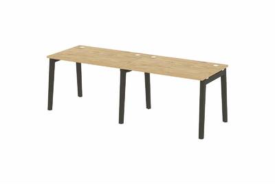 Рабочая станция на деревянных опорах Onix wood OW.RS-2.2.8
