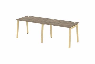 Рабочая станция на деревянных опорах Onix wood OW.RS-2.2.8