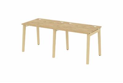 Рабочая станция на деревянных опорах Onix wood OW.RS-2.1.8