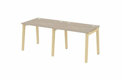 Рабочая станция на деревянных опорах Onix wood OW.RS-2.1.8
