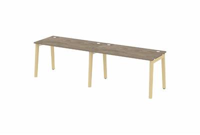 Рабочая станция на деревянных опорах Onix wood OW.RS-2.3.7