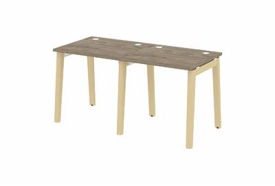 Рабочая станция на деревянных опорах Onix wood OW.RS-2.0.7