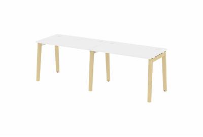 Рабочая станция на деревянных опорах Onix wood OW.RS-2.2.7