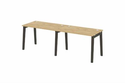 Рабочая станция на деревянных опорах Onix wood OW.RS-2.2.7