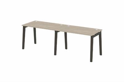 Рабочая станция на деревянных опорах Onix wood OW.RS-2.2.7