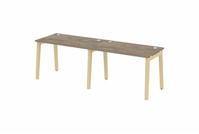 Рабочая станция на деревянных опорах Onix wood OW.RS-2.2.7