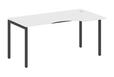 Письменный стол криволинейный правый на П-образном м/к Metal system quattro 40x40 40БП.СА-1 Пр