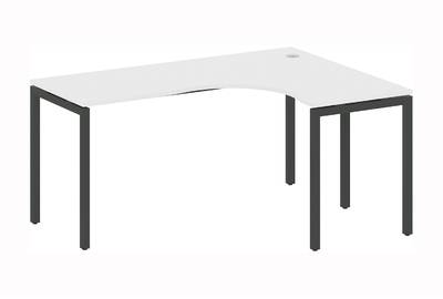 Письменный стол криволинейный правый на П-образном м/к Metal system quattro 40x40 40БП.СА-4 Пр