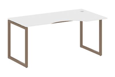 Письменный стол криволинейный правый на О-образном м/к Metal system quattro 40x40 40БО.СА-1 Пр
