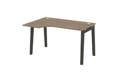 Стол эргономичный левый на деревянных опорах Onix wood OW.SA-2(L)